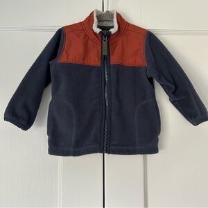 Carter's Toddler Boy's Front Zip-up Fleece Jacket Size 18 Months